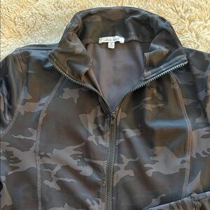 White Birch Gray Camouflage Hoodie